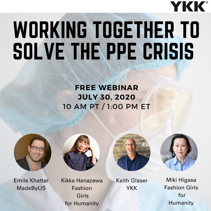 Join us! July 30: Working Together to Solve the PPE Crisis