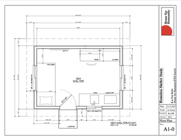 Home for Humanity: USA Tiny Home / Shelter Plans