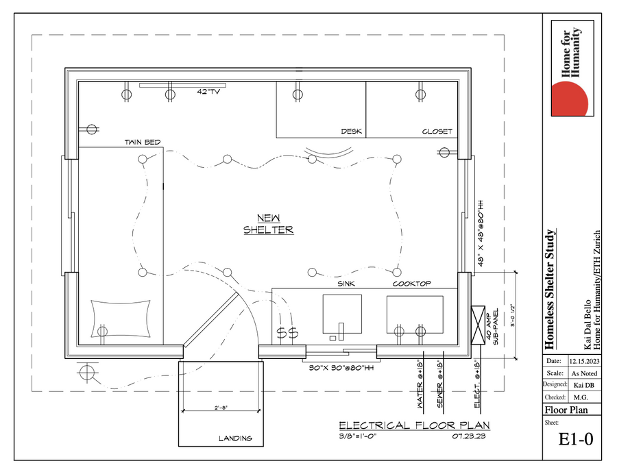 Home for Humanity: USA Tiny Home / Shelter Plans