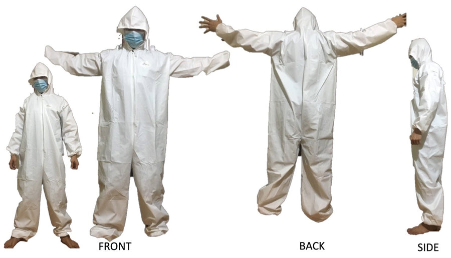 Suit de aislamiento Hooded de Manila Protective Gear (paquete de tecnología y archivo Gerber)
