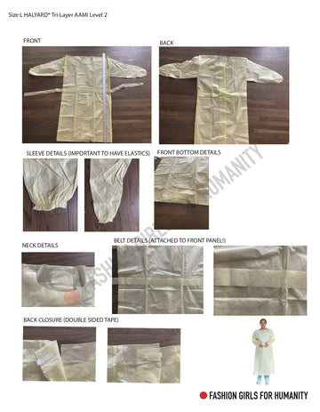 Disposable Isolation Gown Tutorial