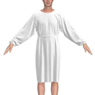 (Pouce) paquet de dessin de robe d'isolement médical