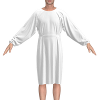 Spanish Paquete de patr n de bata de aislamiento m dico Fashion